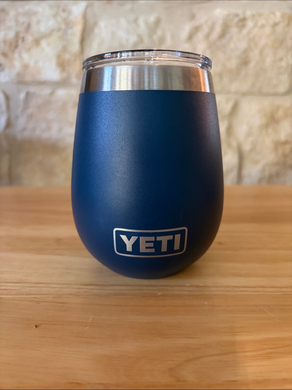 Yeti Navy Blue Wine Tumbler-holds 10oz